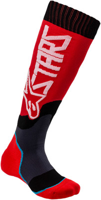 Alpinestars ALPINESTARS 4701820-1079-SM SOCK MX PLUS1 BK/CY S/M CALZA 