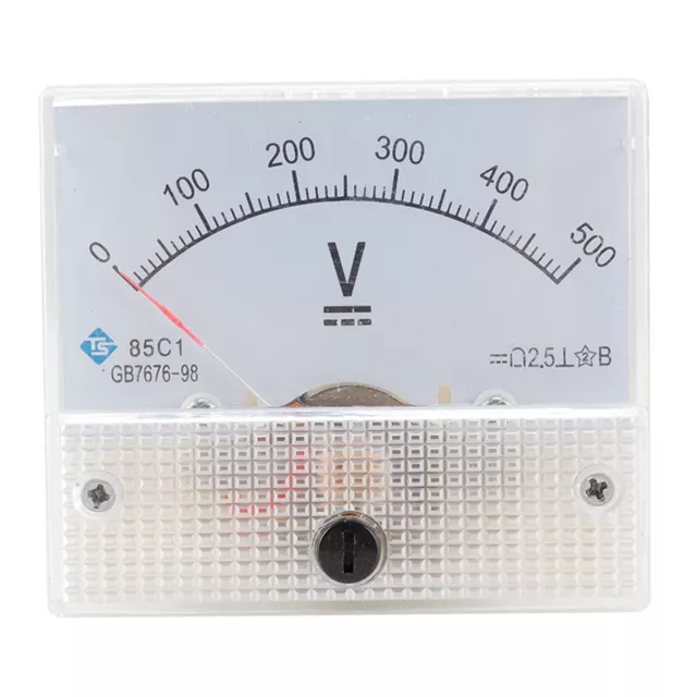85C1 Analoges Einbaumessgerät Volt Spannungsmesser Analoges Voltmeter DC 0