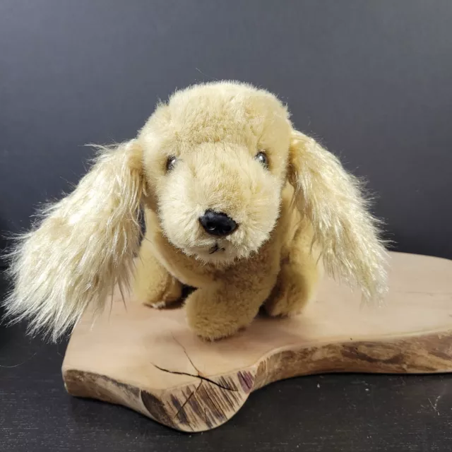 TY Classic Corki the Cocker Spaniel 10" Beanbag Plush Dog Beige 1995 Vintage