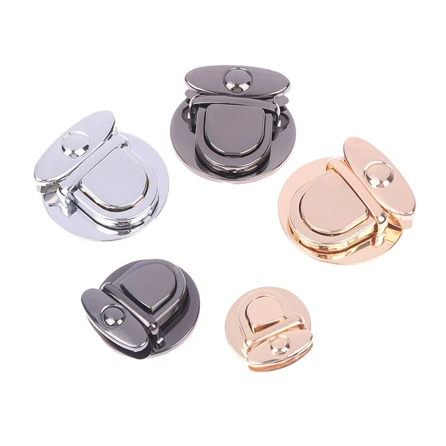 Shoulder Bag Turn Twist Lock Metal Buckle Bag Handbag Snap Clasps Lock for Pur~C