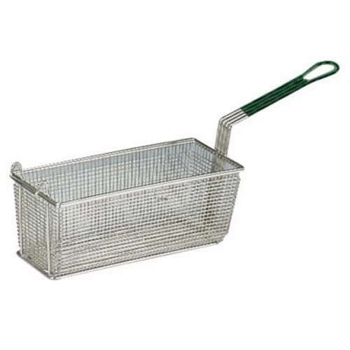 Prince Castle 78-P 12" Fry Basket w/ Green Plastisol Handle