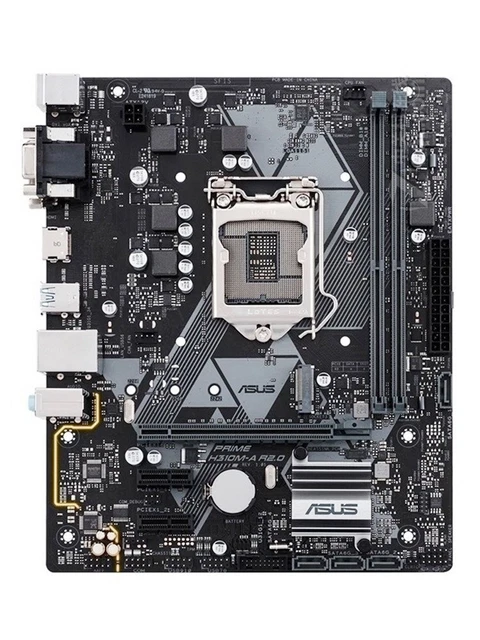 H110 Motherboard, LGA 1151 Moederbord met 2 Kanaal DDR4 -geheugenslots, M.2 NVME NGFF Serial, ATA3.0 en ATA2.0 Ports PCIe, voor 6 7 8 Gen 14nm CPU