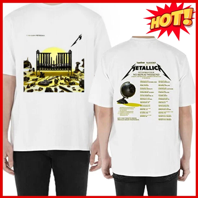 METALLICA 72 SEASONS 2023 2024 World Tour Unisex TShirt 23.85 PicClick