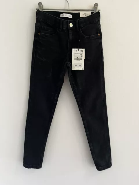 Zara Girl’s Size 9 SKINNY PANT black Jeans
