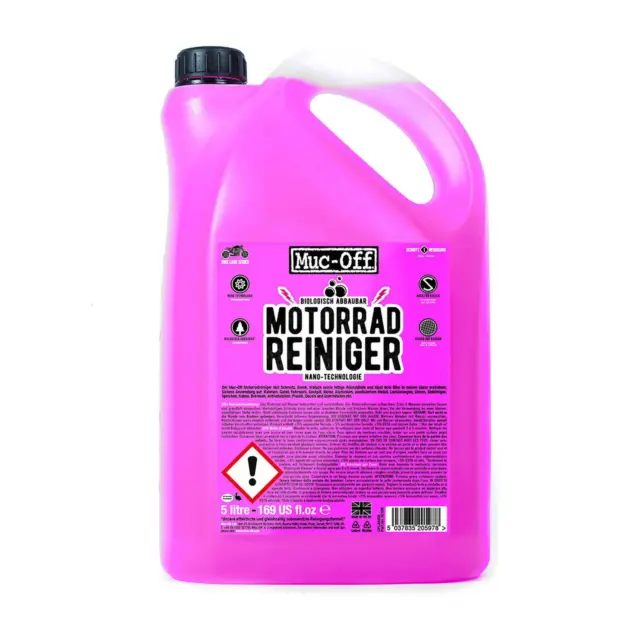 Muc Off Motorrad Reiniger Nano Technologie 5 L Motorcycle Fahrrad Reinigung Bike