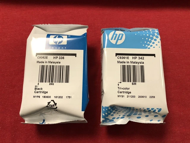 Cartucce originali HP 1x HP 336 Black + 1x HP 342 Color Multipack nuova fattura