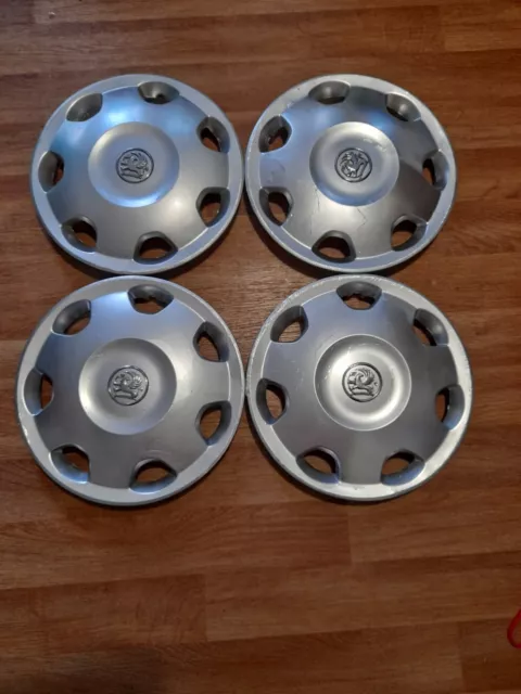 Finiture ruote Vauxhall coprimozzo copriruota, originali, 14", 4x, set completo, originali