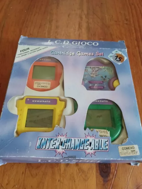 L.C.D. GIOCO cartridge games set