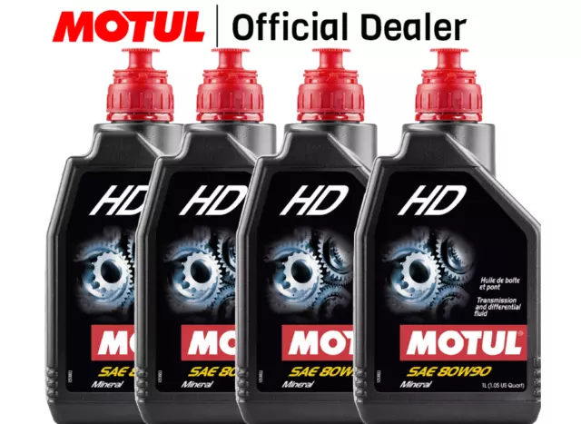 4 Lt Olio Motul Cambio Differenziale Hd 80W90 100% Minerale Gl4 / Gl5