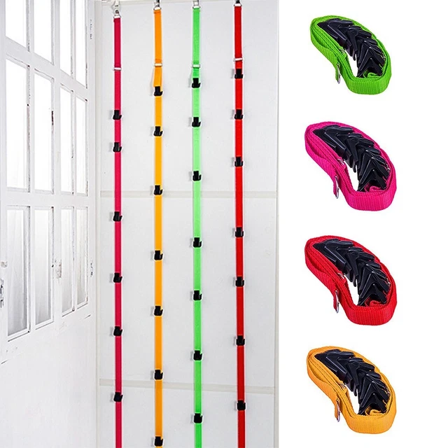 Kit de soporte de viseras para sombreros de béisbol ajustables con percha de pared sobre la puerta
