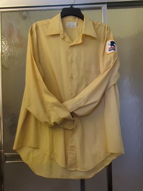 Vintage USPS United States Postal Service uniform Shirt from 1970s.