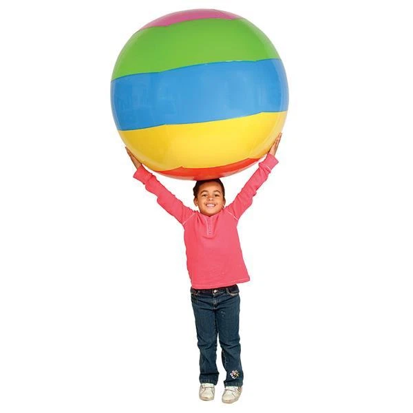 2 HUGE JUMBO Giant 48" Inch Large Beach Balls 4 Feet Beachballs Ball