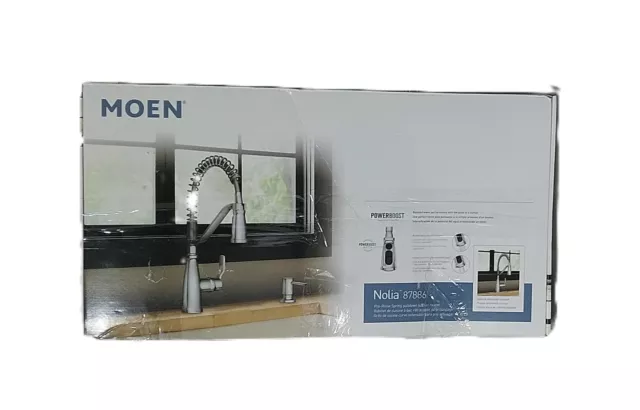 MOEN Nolia Single-Handle Pre-Rinse Spring Pulldown Sprayer Kitchen Faucet