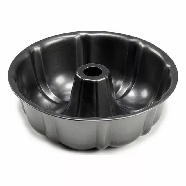 Molde para Horno Anillo Gris oscuro Metal 25,4 x 8 x 25,4 cm [12 Unidades] 2