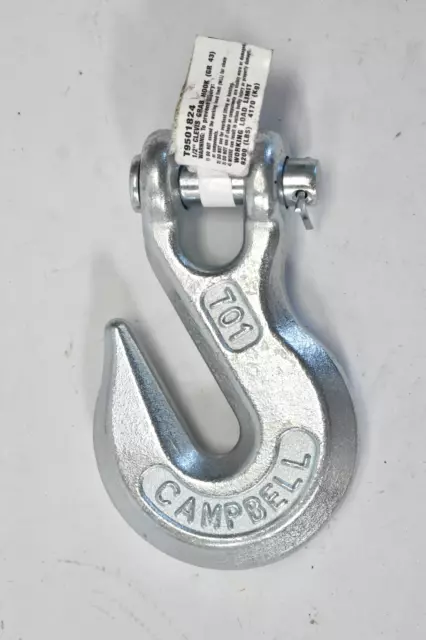 Campbell Chain Grab Hook 9200 Lbs Forged Steel 1/2" T9501824 Grade 43 Tool