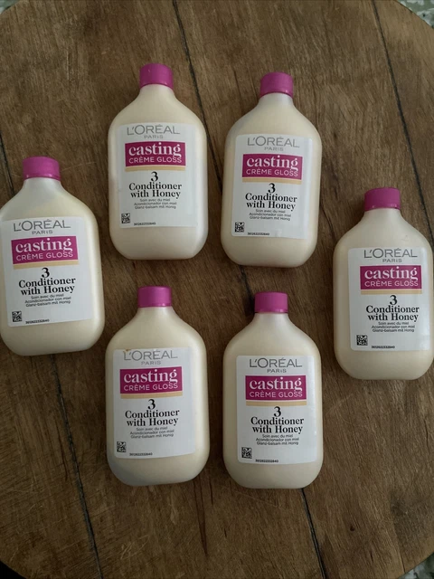 L’OREAL PARIS CASTING Creme Gloss Conditioner with Honey 6 x 60ml £24. ...