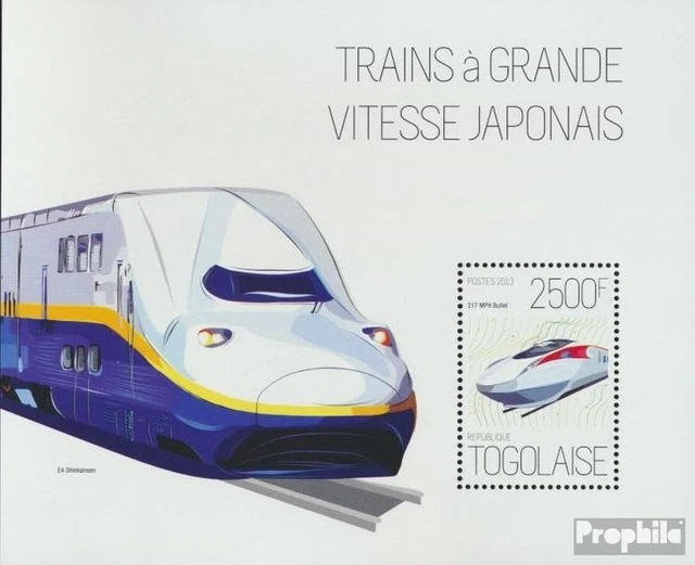Briefmarken Togo  Mi Block 857 postfrisch Eisenbahn