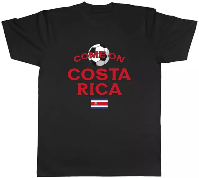 Mens T Shirt Costa Rica Football Come On Sports Unisex Tee Gift
