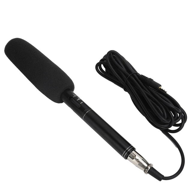 (28cm) Handheld Interview Microphone XLR Directional Condenser Vocal Mic