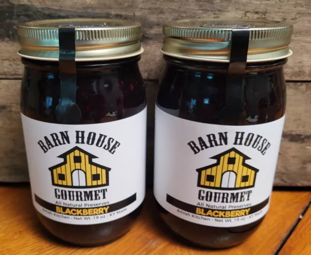 Blackberry Barn House Gourmet All Natural Preserves Amish Kitchen 19 Oz