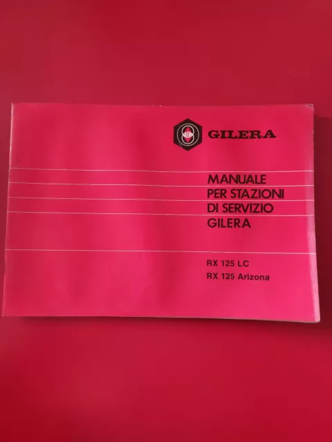 Manuale di servizio usato come da foto Gilera 125 LC - ARIZONA