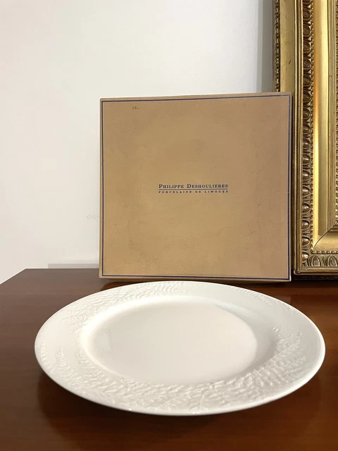 Assiette Plate Limoges Philippe Deshoulieres Orléans 26 Cm - Occasion, Très Bon état