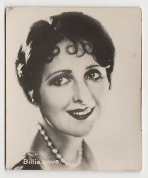 Billie Dove 1920s Eufemiano Fuentes Film Star Tobacco Card #24 E5