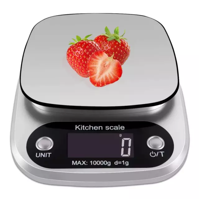 Food Scale 22Lb Weight Grams, Digital Kitchen Scales and Ounces for Cooking, Bak