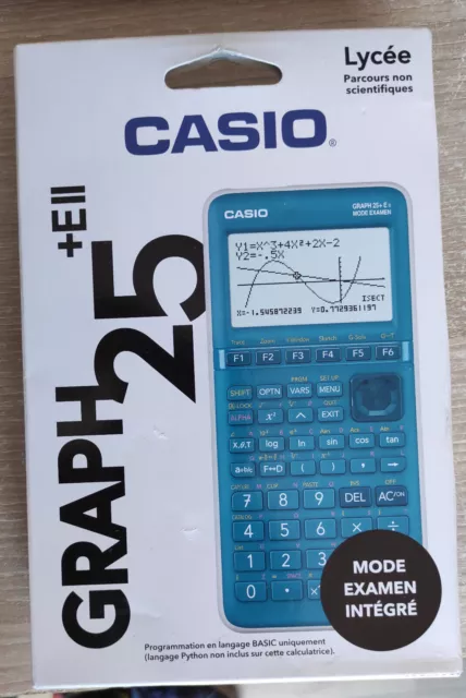 Casio Graph 25+E II - Calculatrice Graphique / Mode examen - NEUVE