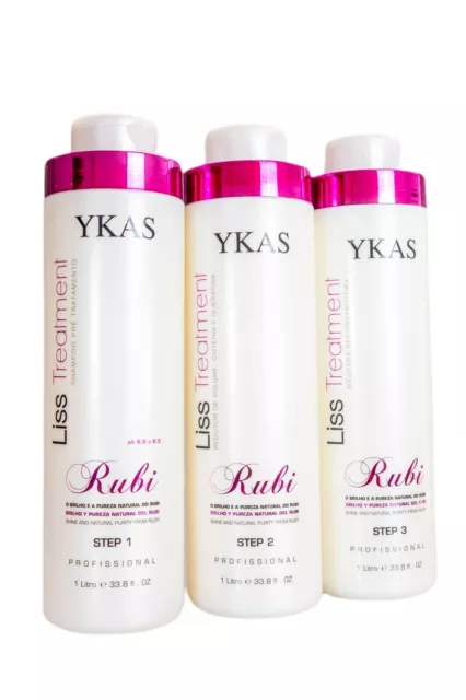 Progressive Liss Treatment Rubi Kit 3x1Lt - Ykas