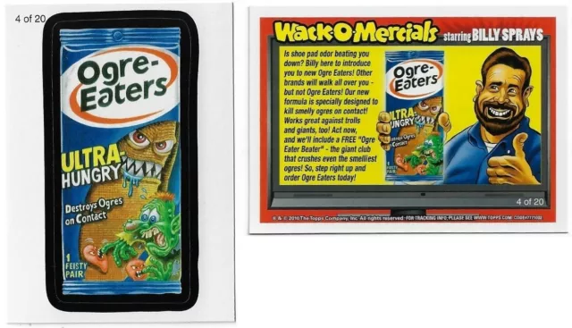2010 Topps Wacky Packages Series 7 Wack-O-Mercials Ogre-Eaters Card 4 Of 20