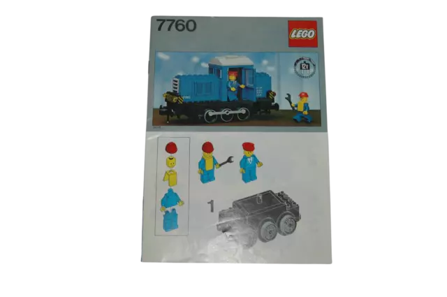 Lego® Eisenbahn TRAIN 7760 12V Bauanleitung BA Bauplan INSTRUCTIONS ZUG