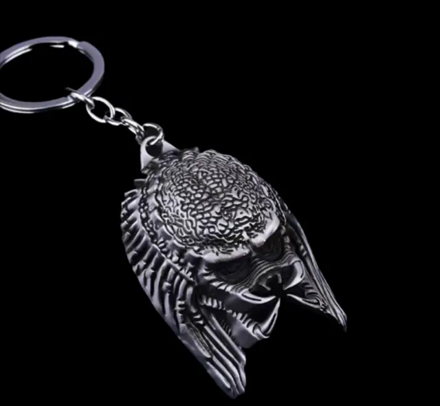 PREDATOR KEY RING: Alien Metal Keyring, Horror Film , AVP Sci Fi Gift