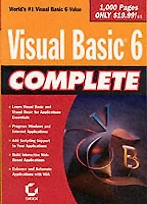 Visual Basic 6 Complete, Brown, Steve, Used; Good Book