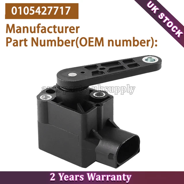 Suspension Height Level Sensor 0105427717 Compatible For Mercedes-Benz W221, W164, W220, W211, E-Class, S-Class, ML, GL, R-Class (2000-2012) - Replaces OEM 37146784696