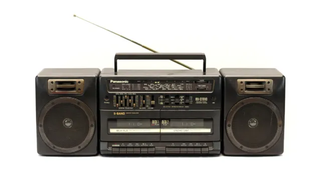 Panasonic RX-CT810 Stereo Radio Doppel Kassetten Recorder Ghettoblaster Boombox