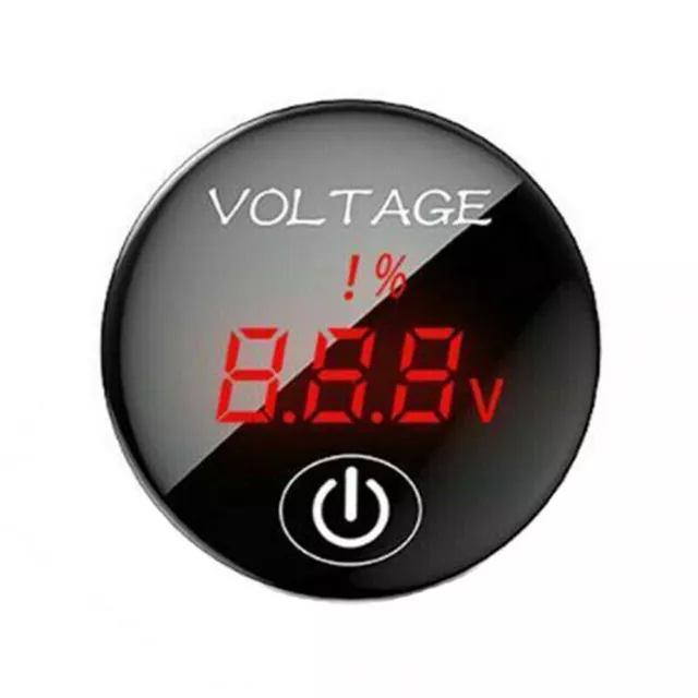 Car Motorcycle Voltmeter DC 12V-24V LED Panel Digital Voltage Volt Meter Display