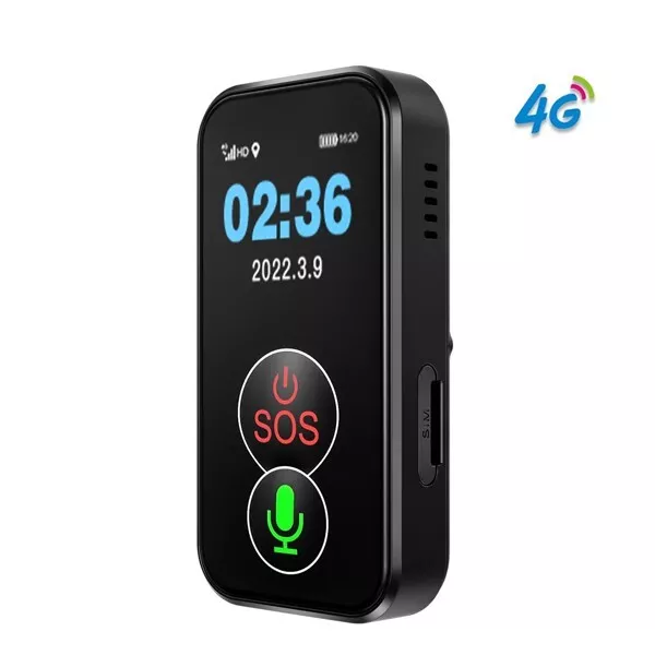 Mini traceur tracker GPS 4G étanche avec Micro GSM, SOS, 100 jours autonomie