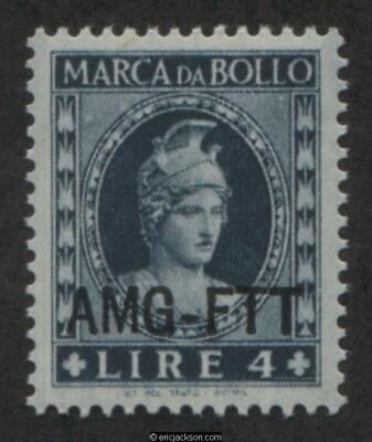 AMG Trieste Fiscal Revenue Stamp, FTT F54 mint, VF