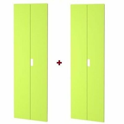 2x Paquete de 2 frentes de puerta IKEA STUVA MALAD 60x192 cm con bisagras ~ Verde: 703.175.62