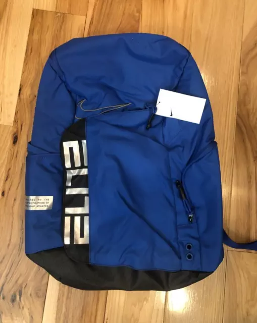 Nike Elite Pro Hoops Basketball Backpack Royal Blue Cool Grey BA6164-481 NWT