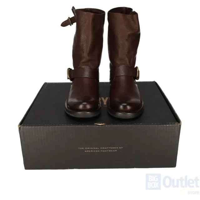 FRYE - Womens Veronica Short Boot 3476509 - Dark Brown - Size 5.5 - New with Box