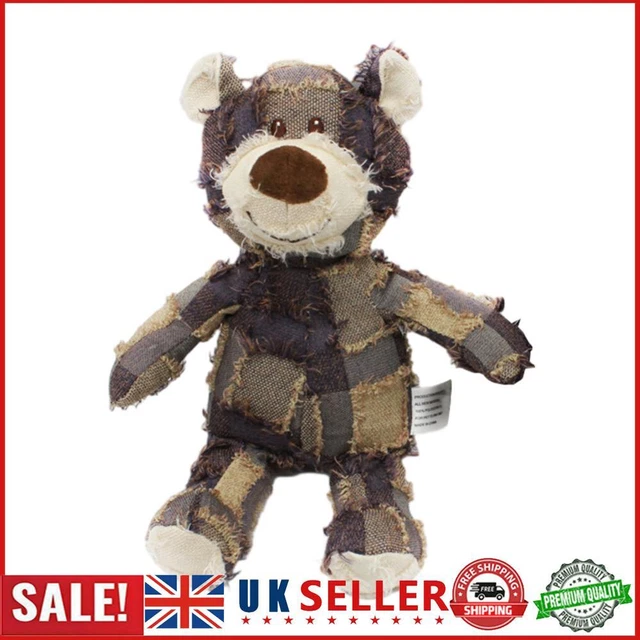 BEAR SHAPE DOG Calming Toy Soft Companion Chew Toy Novelty for Dog