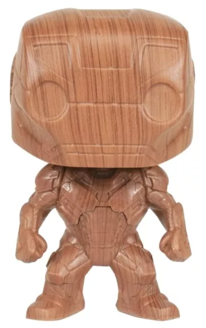 Iron Man - Iron Man Wood Deco US Exclusive Pop! Vinyl [RS]-FUN36579-FUNKO