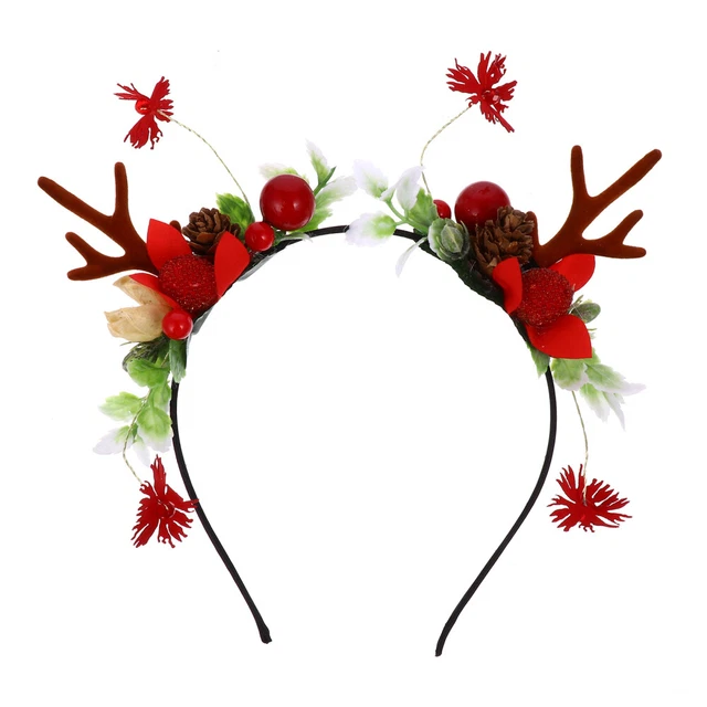 1pc Chapeaux de fête de noël renne Accessoire noël