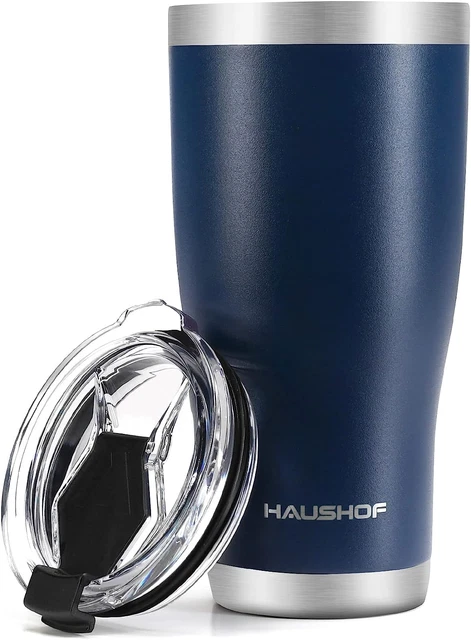 Stainless Steel Vacuum Insulated Coffee Tumbler Water Cup, Travel Mug 20 Oz