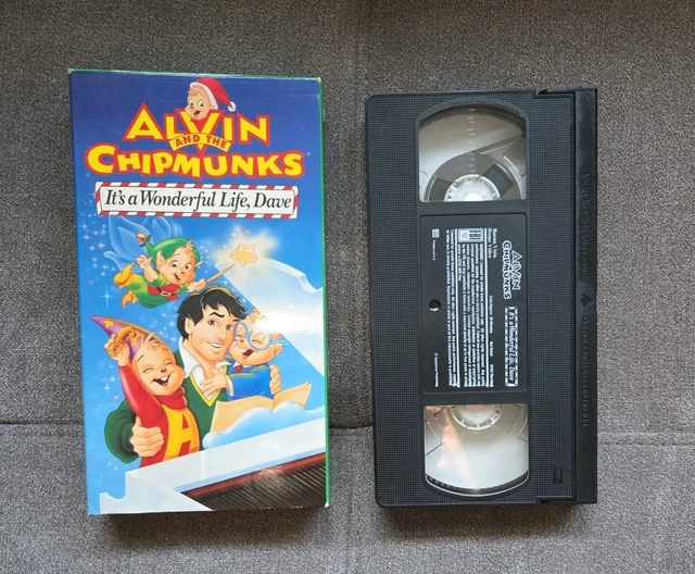 ALVIN AND THE Chipmunks A Chipmunk Christmas (VHS, 1992) comedy cartoon ...