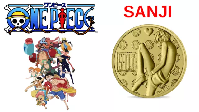 Mini Médaille 2024 One Piece Monnaie de Paris ''SANJI''