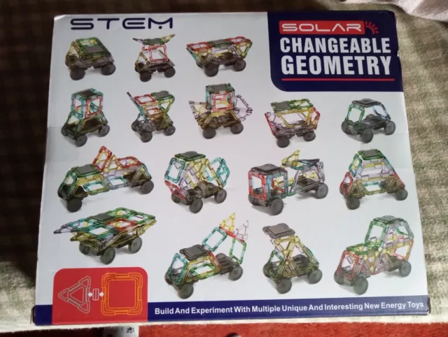 STEM Changeable Geometry Solar Car Projects for Kids Gifts Boys Girls