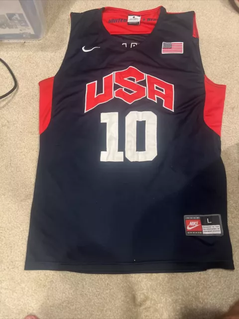 Vintage 2010 USA Olympic Team Kobe Bryant Authenric Nike Jersey size 48